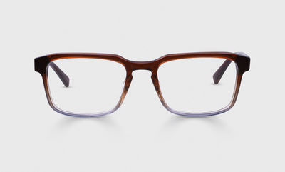 05 - Mahogany to Fog Grey Crystal Front and Temples / Wide / Readers / 0.00