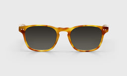 04-pg | eyebobs premium designer old sport readers, blue light and prescription glasses in blonde tortoise, polarized grey