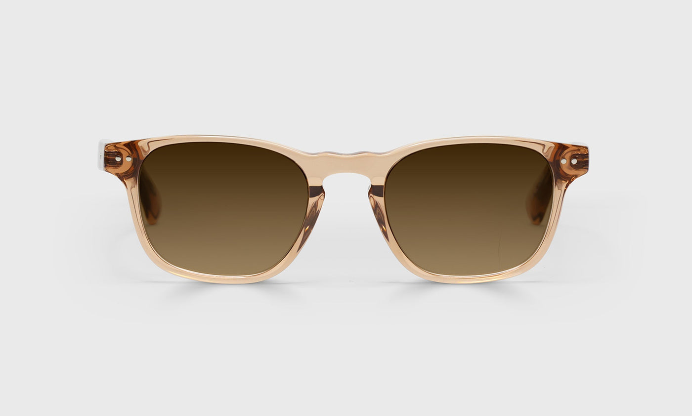 44-pb | eyebobs premium designer old sport readers, blue light and prescription glasses in blush crystal, polarized brown