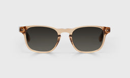 44-pg | eyebobs premium designer old sport readers, blue light and prescription glasses in blush crystal, polarized grey