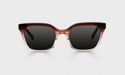 Overlook Color 06 - Walnut to Almond Crystal with Walnut Temples