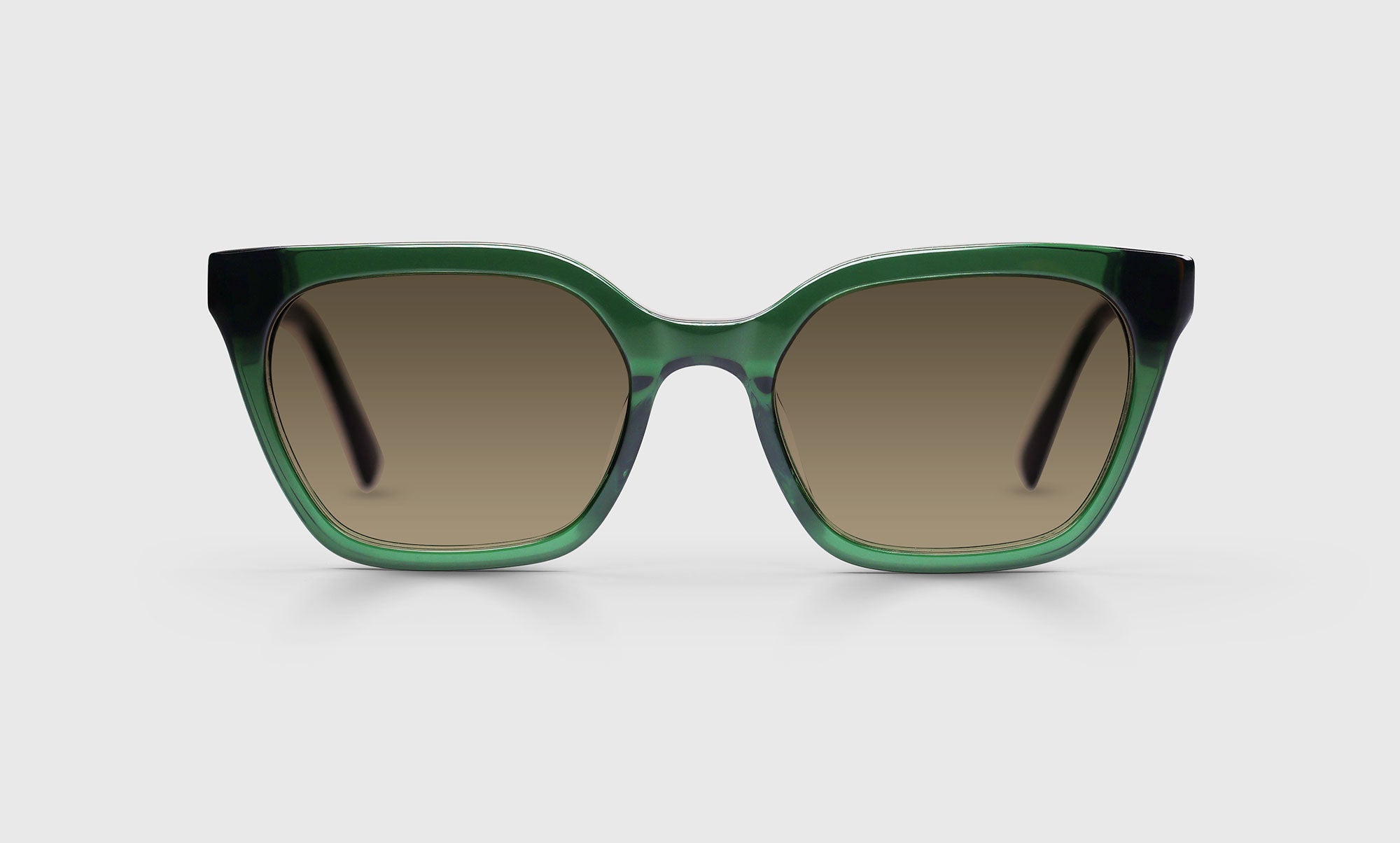 新品　type O square daydream grayish green Green Square Glasses #2045424 | Zenni Optical