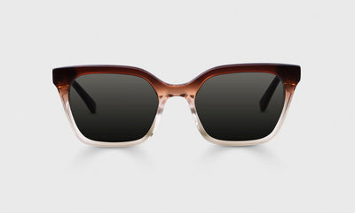 06 - Walnut to Almond Crystal with Walnut Temples / Average / Full Lens Reader Sunglasses / 1.00 / .