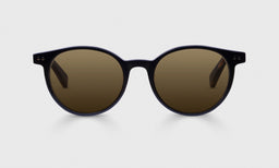 07-pb | eyebobs Case Closed front polarized brown eyeglass frames on neutral background