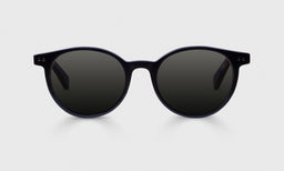 07-pg | eyebobs Case Closed front polarized grey eyeglass frames on neutral background