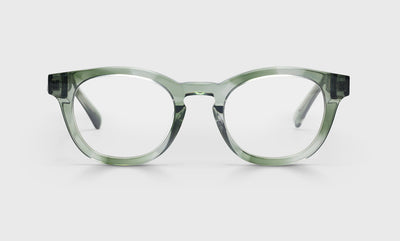 Waylaid Wide Color 18 - Olive Demi Crystal Front and Temples