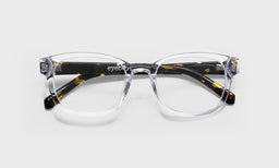 Biff Wide Color 20 - Crystal Front with Demi Tortoise Temples