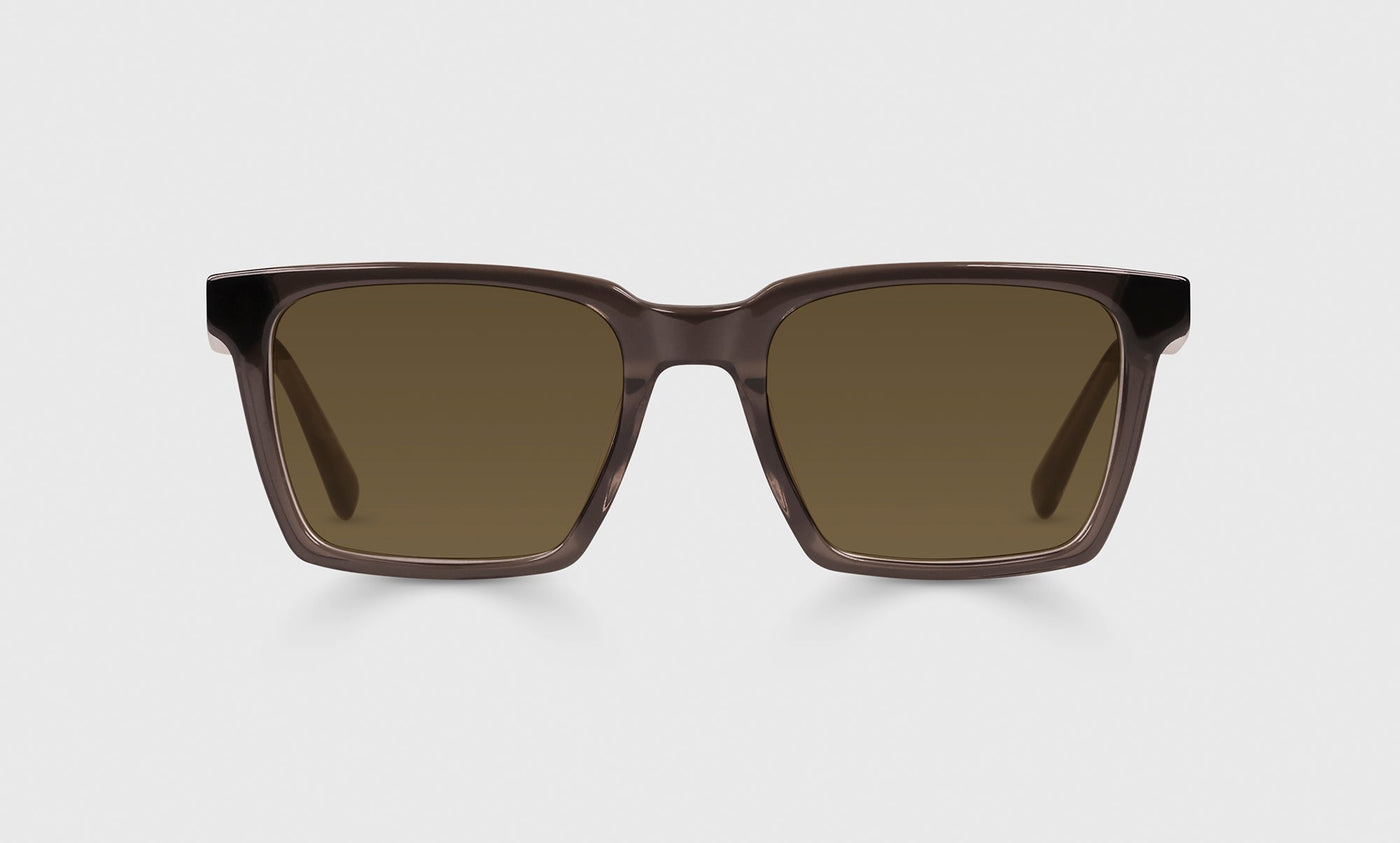 00-pb | Rabble-Rouser polarized brown front eyeglass frame on neutral background