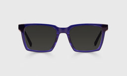 09-pg | Rabble-Rouser polarized grey front eyeglass frame on neutral background