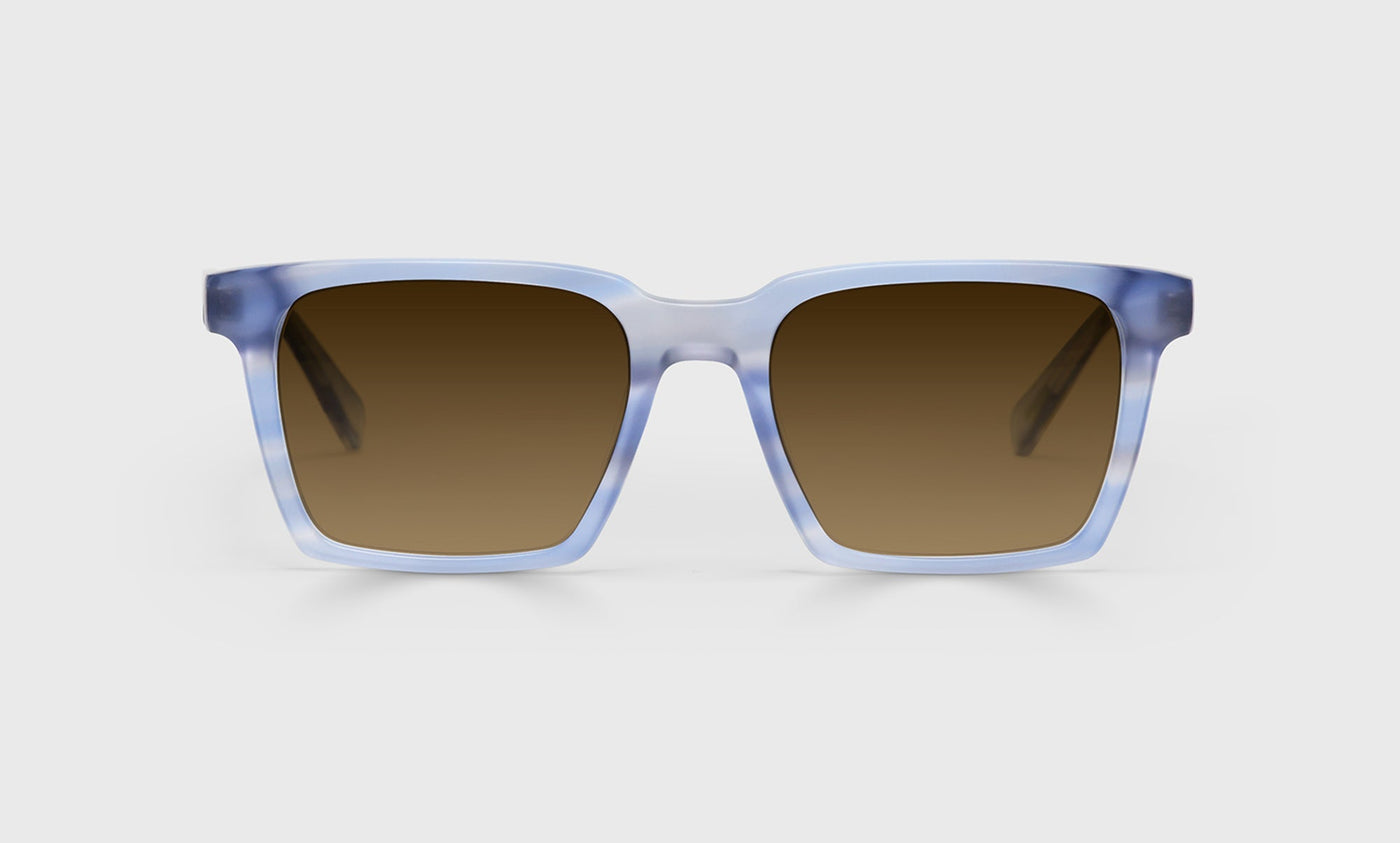 10_eyebobs premium designer rabble-rouser readers, blue light and prescription glasses in pale blue, polarized brown