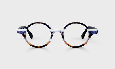 10 - Blue Multi-Stripe Front with Navy Temples / Average / Readers / 0.00