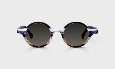 10 - Blue Multi-Stripe Front with Navy Temples / Average / Full Lens Reader Sunglasses / 1.00 / .