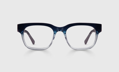 12 - Midnight Blue to Cloud Crystal Fade Front and Temples / Average / Readers / 0.00