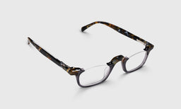 74 | eyebobs Untamed, Average, Half-Rim, Readers, Prescription Glasses, Angle Image