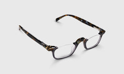 74 | eyebobs Untamed, Average, Half-Rim, Readers, Prescription Glasses, Angle Image