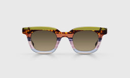 10-pb | eyebobs Anomaly, Narrow, Square, Reader Sunglasses, Polarized Brown