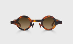 19-pg | eyebobs Wackadoodle, Round, Narrow, Reader Sunglasses, Polarized Brown