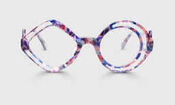 45 | eyebobs Eh-Symmerical, Geometric, Wide, reader, blue light, prescription glasses, front image