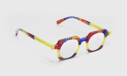 01 | eyebobs Chutzpah'd Wide, Square, Readers, Blue Light, Prescription Glasses, Angle Image