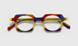 01 | eyebobs Chutzpah'd Wide, Square, Readers, Blue Light, Prescription Glasses, Laydown Image