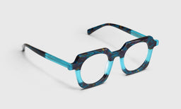 10 | eyebobs Chutzpah'd Wide, Square, Readers, Blue Light, Prescription Glasses, Angle Image