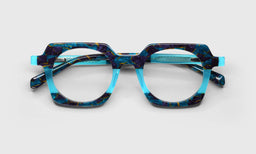 10 | eyebobs Chutzpah'd Wide, Square, Readers, Blue Light, Prescription Glasses, Laydown Image