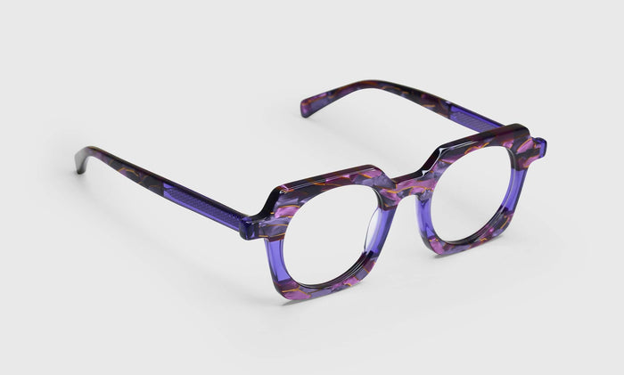  eyebobs Chutzpah'd Wide, Square, Readers, Blue Light, Prescription Glasses, Angle Image