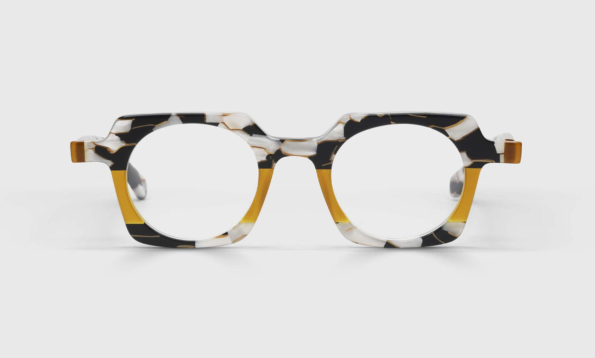 Eyebobs Chutzpah’d Purple Multicolor Square Eyeglass Frames Wide 3403-15 Miss Perception Round Glasses | eyebobs main image 3