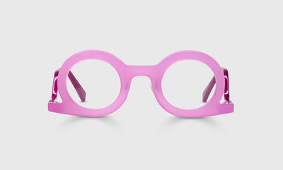 45 - Milky Pink Front and Fuscia Temples