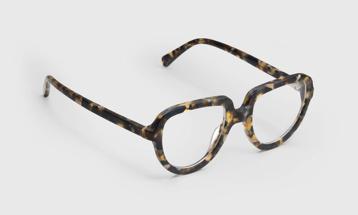  eyebobs The Big Tiny, Oval, Narrow, Readers, Blue Light, Prescription Glasses, Angle Image