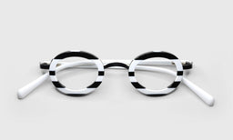 00 | eyebobs Pinhead Round, Narrow, Reader, Blue Light, Prescription Glasses, Laydown Image