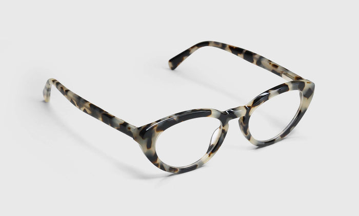  eyebobs Fat Cat, Cat Eye, Wide, Reader, Blue Light, Prescription Glasses, Angle Image