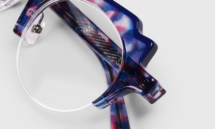  eyebobs High-Low, Half-Rim, Average, Reader, Prescription Glasses, Macro Image