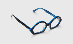 00 | eyebobs Dew Drop, Average, Geometric, Readers, Blue Light, Prescription Glasses, Angle Image