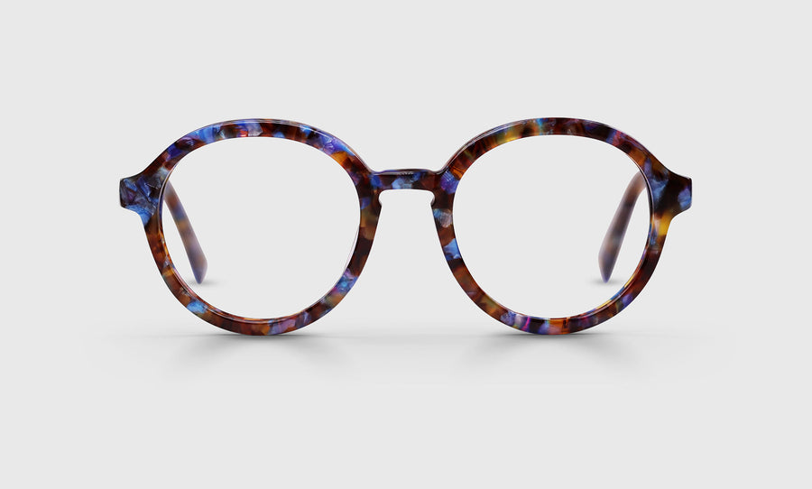10 | eyebobs Roko Voko, Round, Average, Readers, Blue Light, Prescription Glasses, Front Image