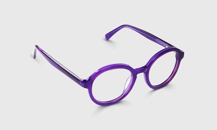  eyebobs Roko Voko, Round, Average, Readers, Blue Light, Prescription Glasses, Angle Image