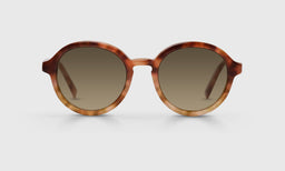 19-pb | eyebobs Roko Voko, Round, Average, Bifocal Reader Sunglasses, Polarized Brown Sunglasses
