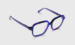 10 | eyebobs Peer Review Square, Wide, Readers, Blue Light, Prescription Glasses, Angle Image