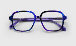 10 | eyebobs Peer Review Square, Wide, Readers, Blue Light, Prescription Glasses, Laydown Image