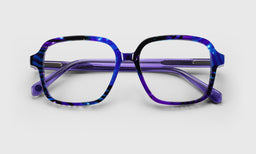 10 | eyebobs Peer Review Square, Wide, Readers, Blue Light, Prescription Glasses, Laydown Image