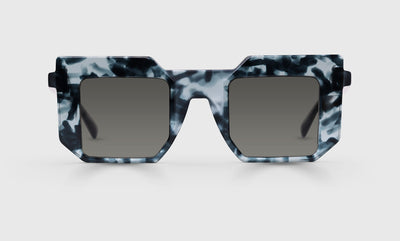 10 - Matte and Gloss Grey Tortoise Front and Temples / Wide / Full Lens Reader Sunglasses / 1.00 / .