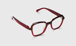 01 | eyebobs Fun Park, Square, Average, Readers, Blue Light, Prescription Glasses, Angle Image