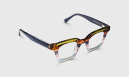 10 | eyebobs Signal Fire, Square, Average, Readers, Blue Light, Prescription Glasses, Angle Image