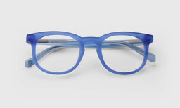 10 | eyebobs Fresh Eyes, Average, Round, Readers, Blue Light, Prescription Glasses, Laydown Image