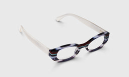 15 | eyebobs Mrs. Peckerhead, Oval, Average, Reader, Blue Light, Prescription Glasses, Angle Image