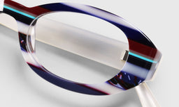 15 | eyebobs Mrs. Peckerhead, Oval, Average, Reader, Blue Light, Prescription Glasses, Macro Image