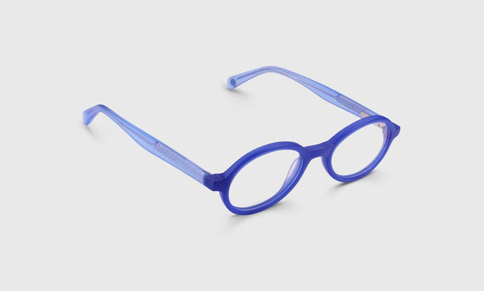  eyebobs Good Eye, Narrow, Round, Readers, Blue Light, Prescription Glasses, Angle Image