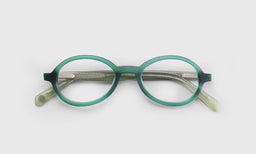 17 | eyebobs Good Eye, Narrow, Round, Readers, Blue Light, Prescription Glasses, Laydown Image