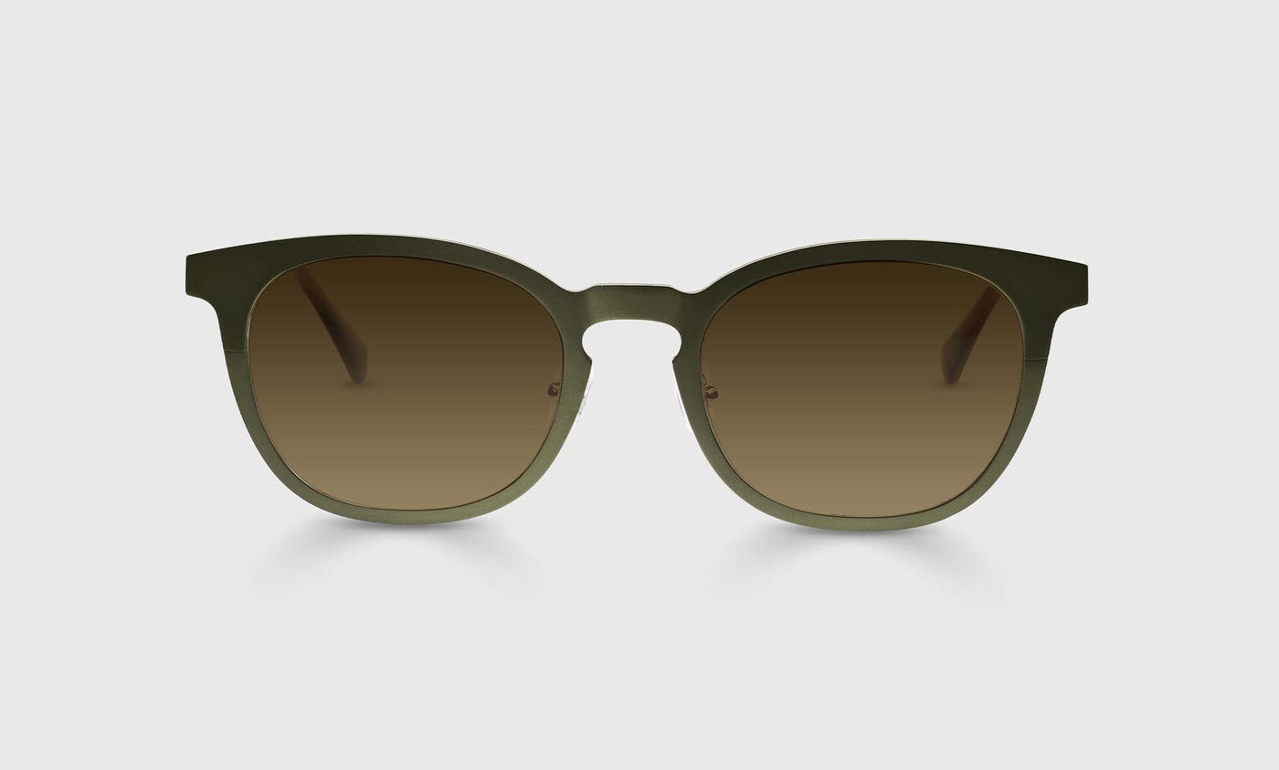 17-pb | eyebobs Alloy Ally, Average, Round, Reading Sunglasses, Polarized Brown