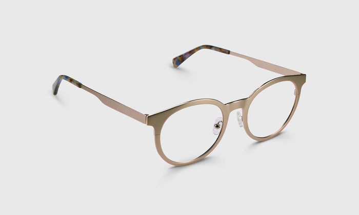  eyebobs Steely Special, Average, Round, Readers, Blue Light, Prescription Glasses, Angle Image